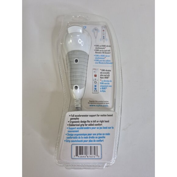 Nyko Kama Wired Nunchuck Controller for Wii #87075-A50  4ft- White - NEW/SEALED - Picture 4 of 7